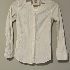 J. Crew White Button Down Shirt for Women
